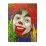Kid Clown Painting Post Cards
