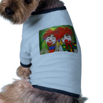 Kid Clowns  Painting Dog Clothes