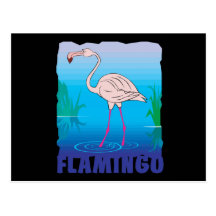 Kid Friendly Flamingo Postcards