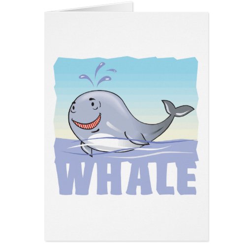 Kid Friendly Whale Cards