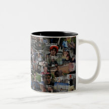 “Kid History” Quote Collage Coffee Mugs