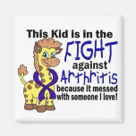 Kid In The Fight Against Arthritis Magnet