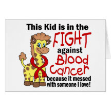 Kid In The Fight Against Blood Cancer Greeting Cards