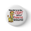Kid In The Fight Against Diabetes Pin