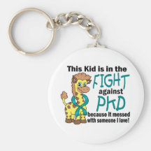 Kid In The Fight Against PKD Key Chains
