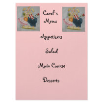 kid menu invites