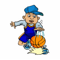 Kid playing Ball Photo Cut Outs