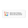 Kid Text Future Dad T-shirts and Gifts Return Address Labels