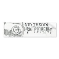 Kid Theodore Bumper Sticker bumper stickers