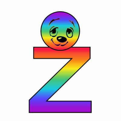 roman numbers tattoo Cute colorful letter Z with a