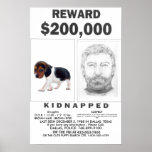 Kidnapped Fully CUSTOMIZABLE Poster REWARD posters
