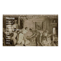 Kidnapped in New York, 'The Kidnapper's Den' Business Card Template