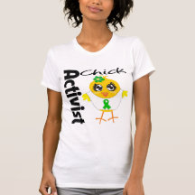 Kidney Cancer Activist Chick T-shirt