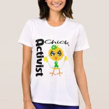 Kidney Cancer Activist Chick T-shirt
