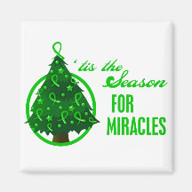 Kidney Cancer Christmas Miracles Magnet