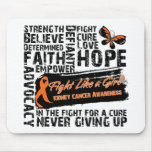 Kidney Cancer Collage 2 - Fight Like a Girl mousepads