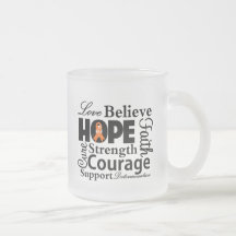 Kidney Cancer Collage of Hope 2 Coffee Mug