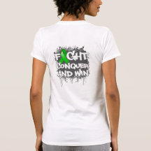 Kidney Cancer Fight Conquer and Win v2 Shirts