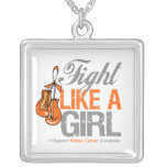 Kidney Cancer -  Fight Like a Girl Boxing Gloves Necklaces
