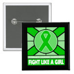Kidney Cancer Fight Like A Girl Flag buttons