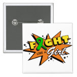 Kidney Cancer Fight Like A Girl POW! buttons