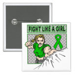Kidney Cancer Fight Like A Girl Punch buttons