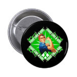 Kidney Cancer Fight Rosie The Riveter buttons