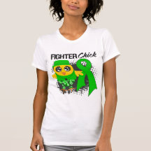 Kidney Cancer Fighter Chick Grunge T-shirts