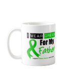 Kidney Cancer Green Ribbon For My Father mugs