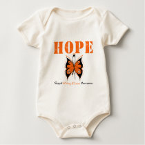 Kidney Cancer Hope Butterfly t-shirts