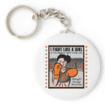 Kidney Cancer I Fight Like A Girl Battle 2 Key Chain