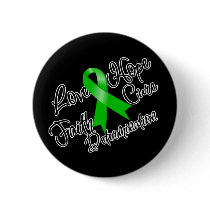 Kidney Cancer Love Hope Determination Pinback Buttons
