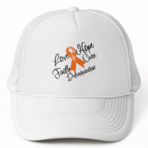 Kidney Cancer Love Hope Determination Hats
