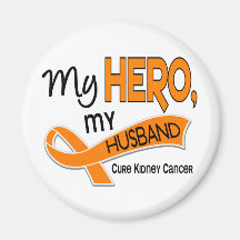 Kidney Cancer MY HERO MY HUSBAND 42 Magnets