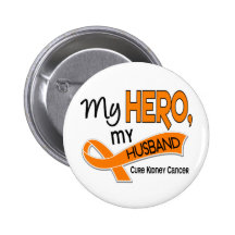 Kidney Cancer MY HERO MY HUSBAND 42 Pin