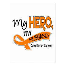 Kidney Cancer MY HERO MY HUSBAND 42 Post Cards