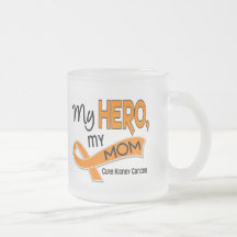 Kidney Cancer MY HERO MY MOM 42 Mug