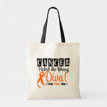 Kidney Cancer Picked The Wrong Diva v3 Bag