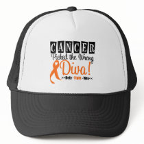 Kidney Cancer Picked The Wrong Diva v3 Trucker Hats