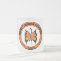 Kidney Cancer Survivor Butterfly Coffee Mug