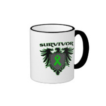 Kidney Cancer Survivor Crest Coffee Mugs