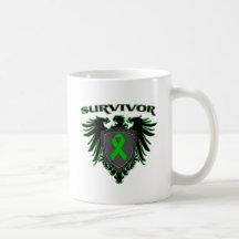 Kidney Cancer Survivor Crest Coffee Mugs