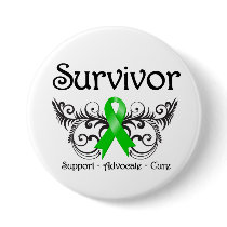 Kidney Cancer Survivor Floral Deco Pins