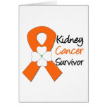 Kidney Cancer Survivor Flower Greeting Card