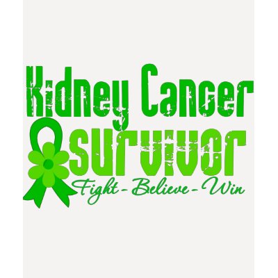 Kidney Cancer Survivor Flower Ribbon shirts