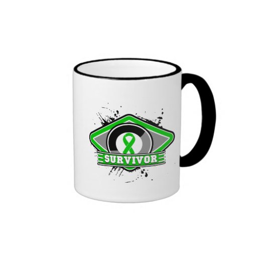 Kidney Cancer Survivor Grunge Logo Mug