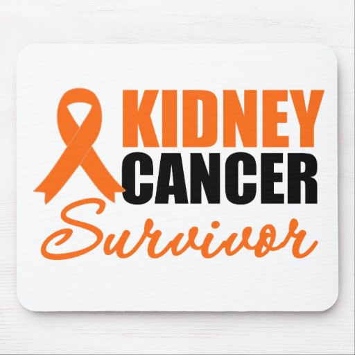 Kidney Cancer SURVIVOR Ribbon Mouse Pads