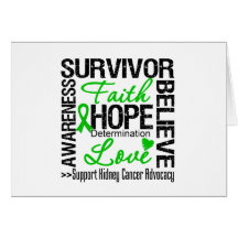 Kidney Cancer Survivors Motto v2 Cards