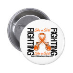 Kidney Cancer v2 FIGHTING Like a Girl buttons