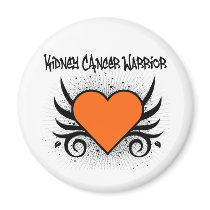 Kidney Cancer Warrior Heart magnets